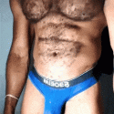 Hot Body Hairy Jock #GIF